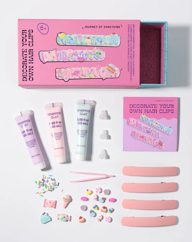 Decorate Your Own Hair Clips