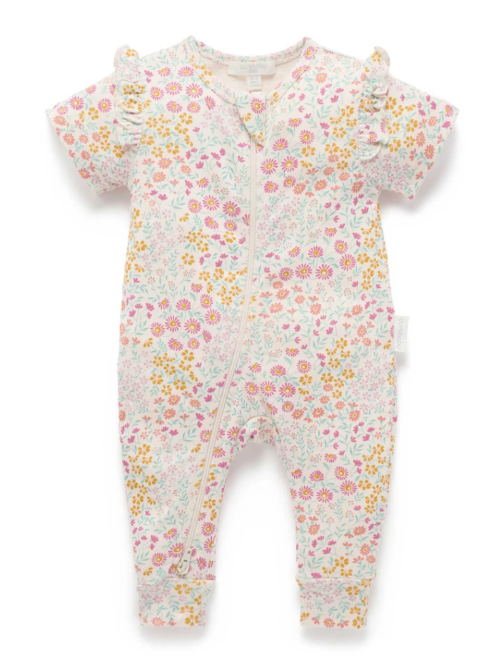 Garden Petals Zip Growsuit