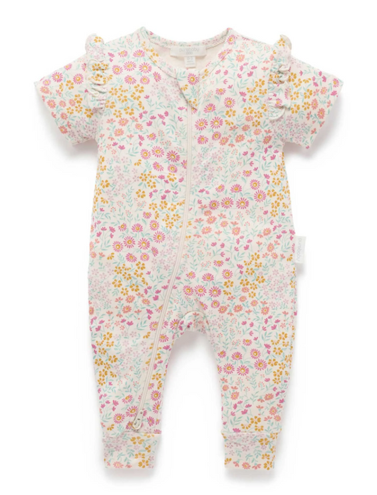 Garden Petals Zip Growsuit