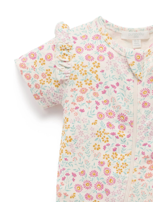 Garden Petals Zip Growsuit