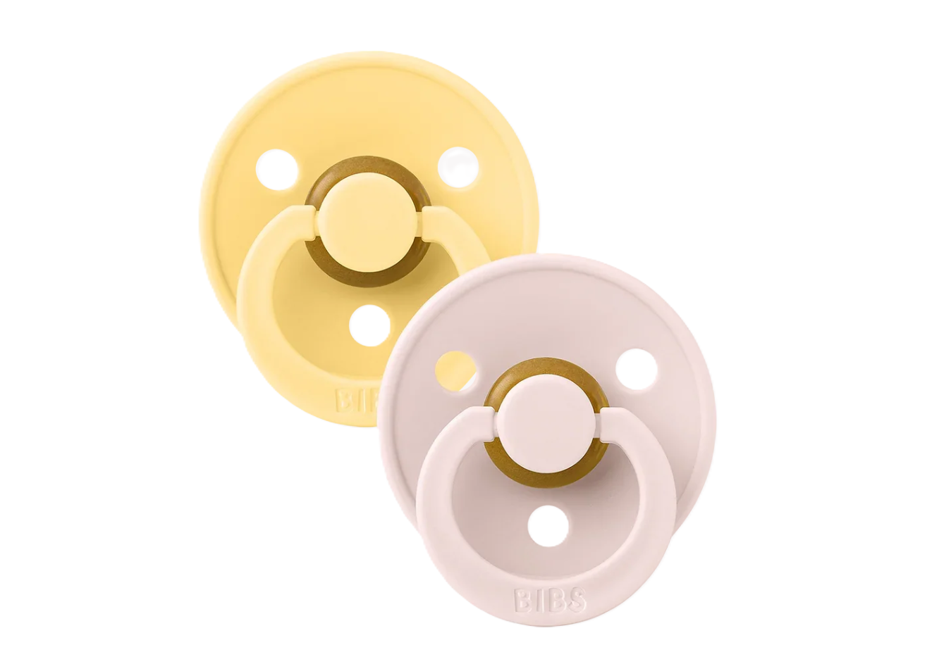 BIBS Pale Butter & Petal 2pk