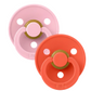 BIBS Baby Pink & Tango 2pk