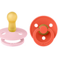 BIBS Baby Pink & Tango 2pk