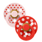 BIBS Studio Polka Blossom & Candy Apple 2pk