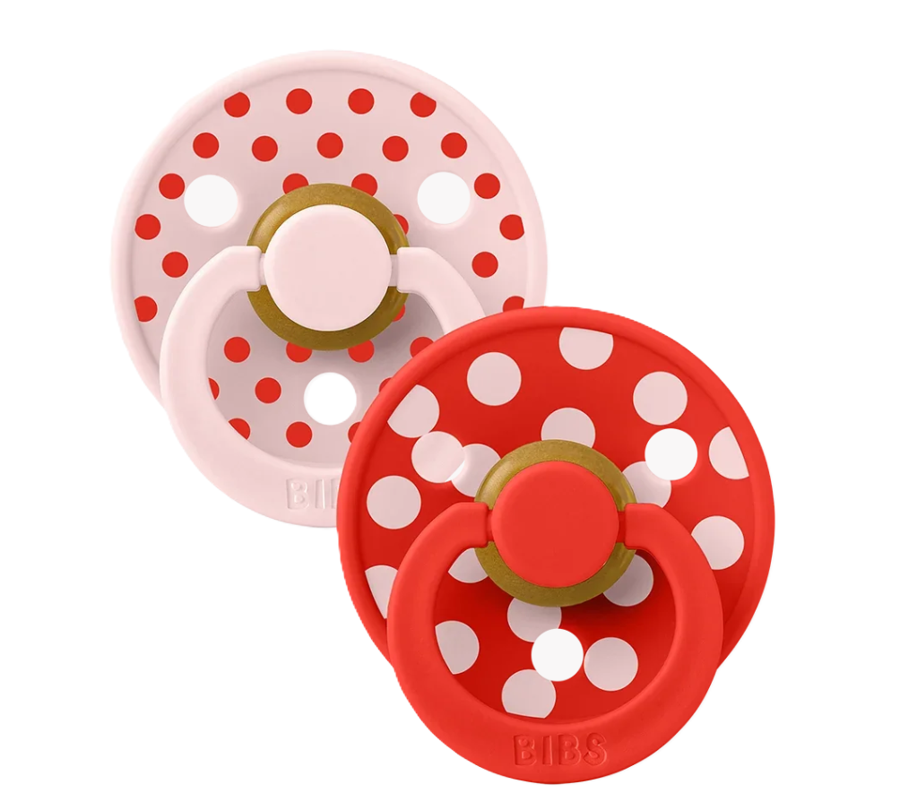 BIBS Studio Polka Blossom & Candy Apple 2pk
