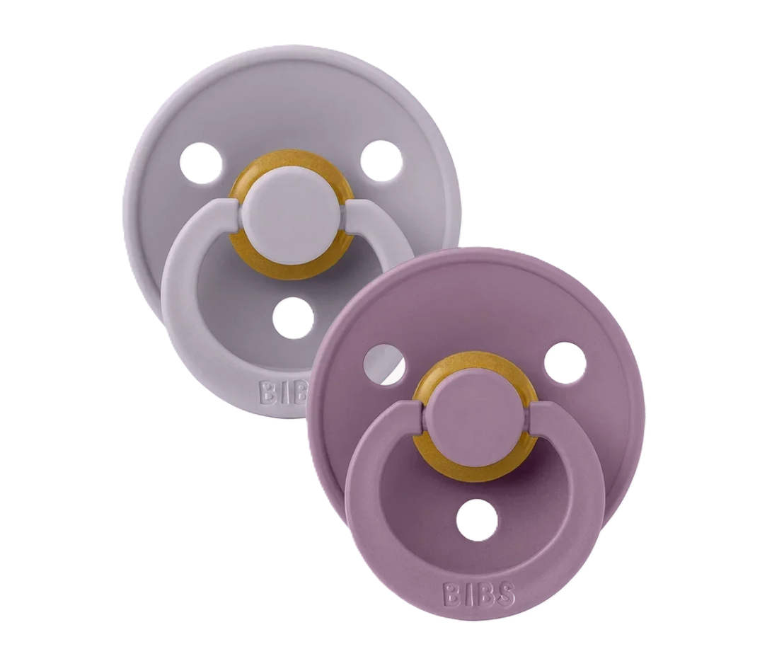 BIBS Fossil & Mauve 2pk