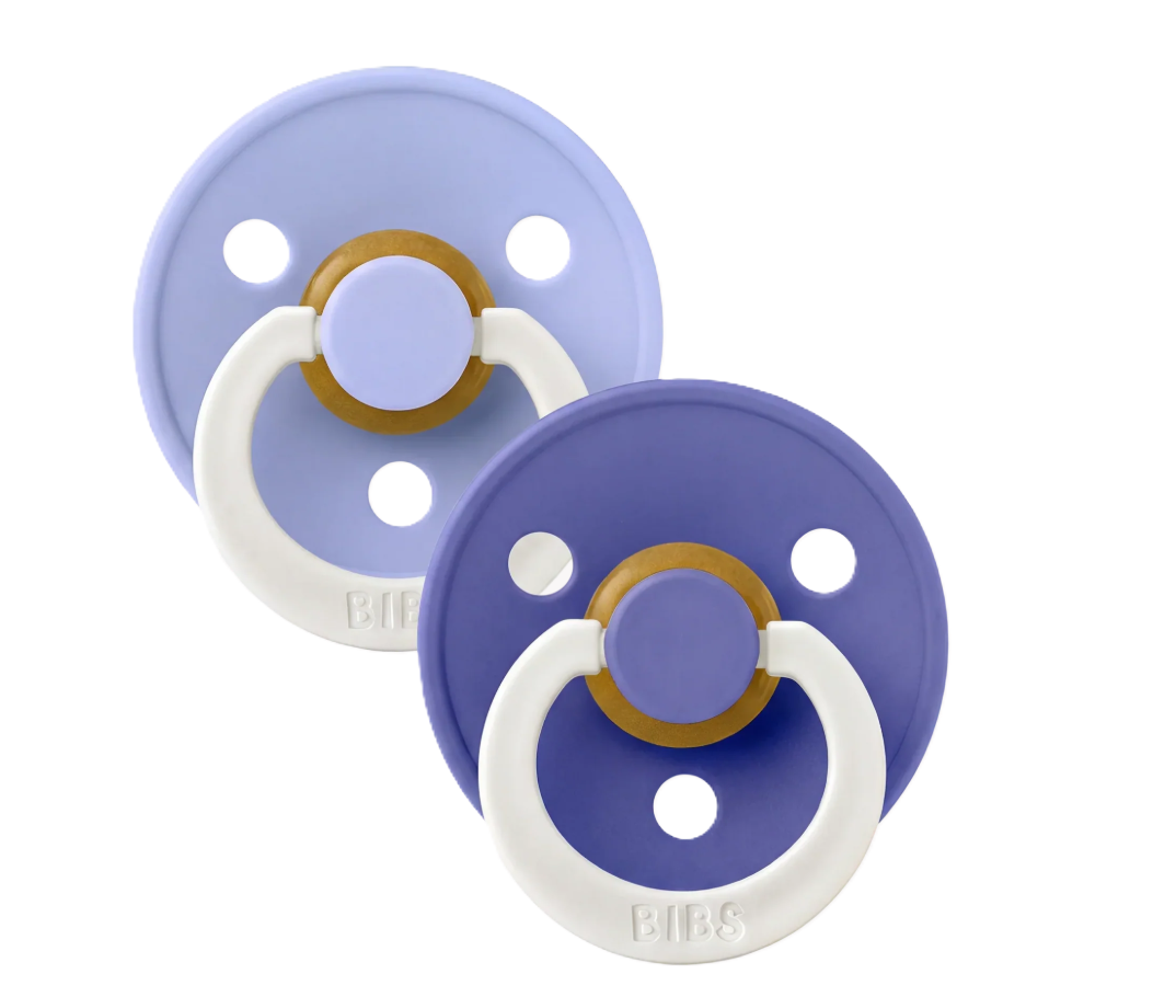 BIBS Glow in the Dark Grape 2pk