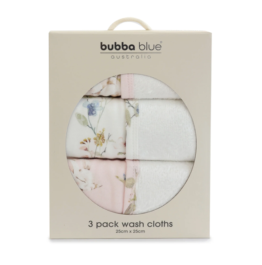 Sleeping Bunny 3pk Wash Cloths