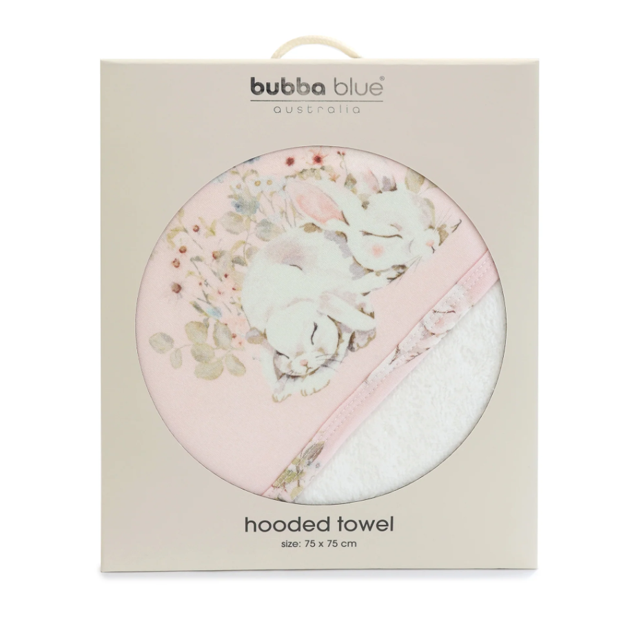Sleeping Bunny Hooded Towel