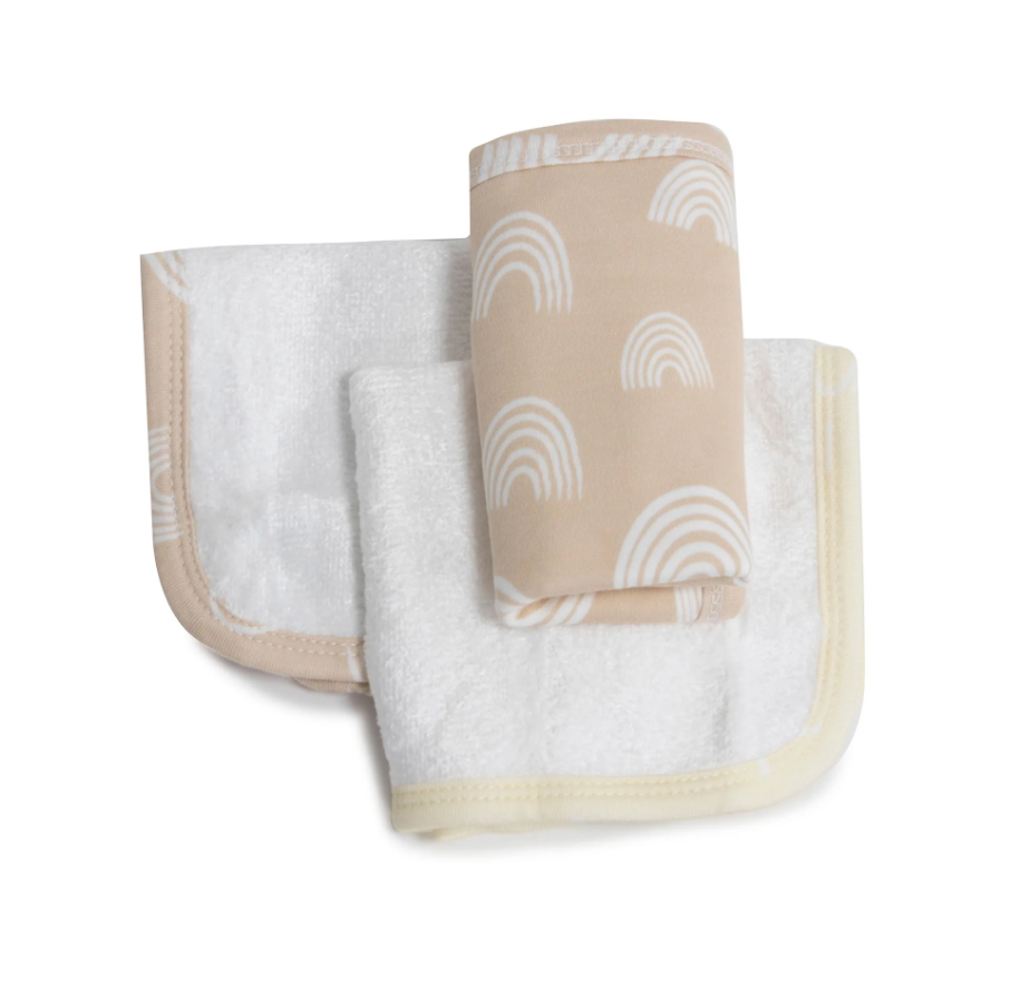 Nordic Vanilla & Latte 3pk Wash Cloths