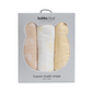Nordic Vanilla & Latte 3pk Muslin Wrap