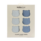 Nordic Sky & Denim Wash Cloths 6pk