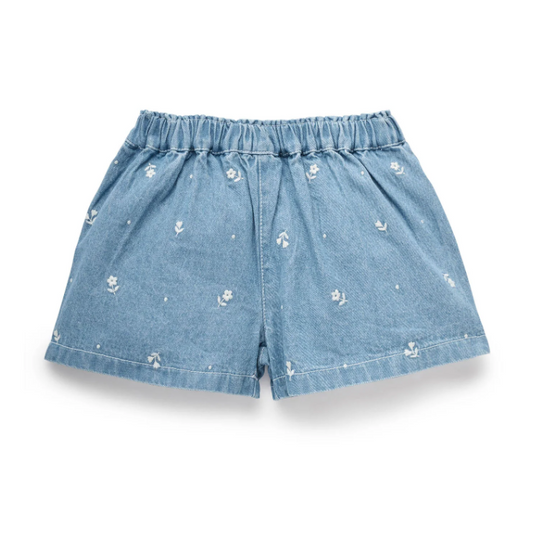Daisy Broderie Shorts