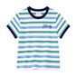 Howdy Green Stripe Tee