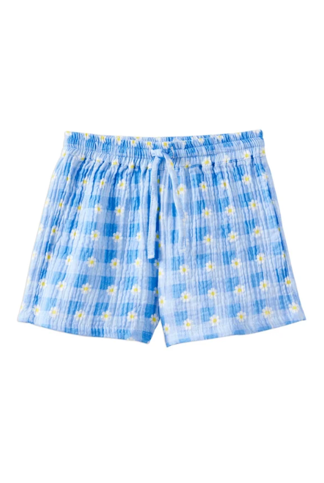 Daisy Check Shorts