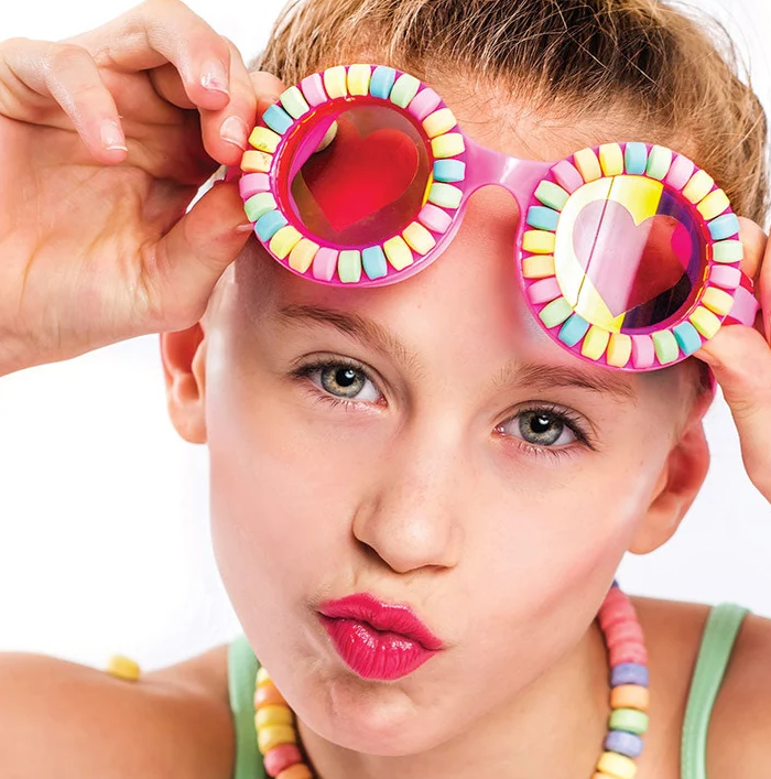 Pink Jewels Goggles