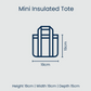 Mini Insulated Tote - Wallpaper