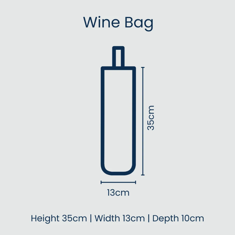 Wine Bag - Yellow Polka Dot