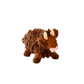 Felt Highland Cow - Dark Brown