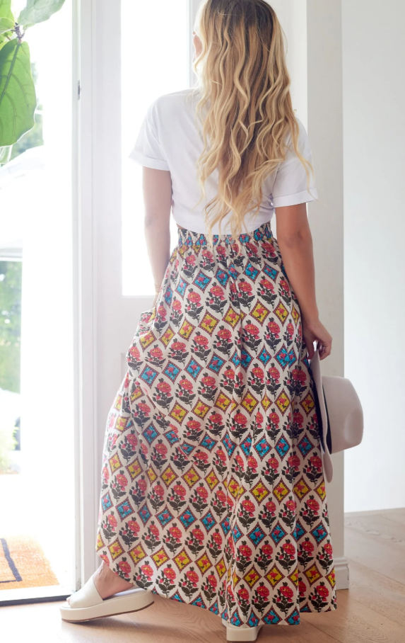 Helena Floral Maxi Skirt