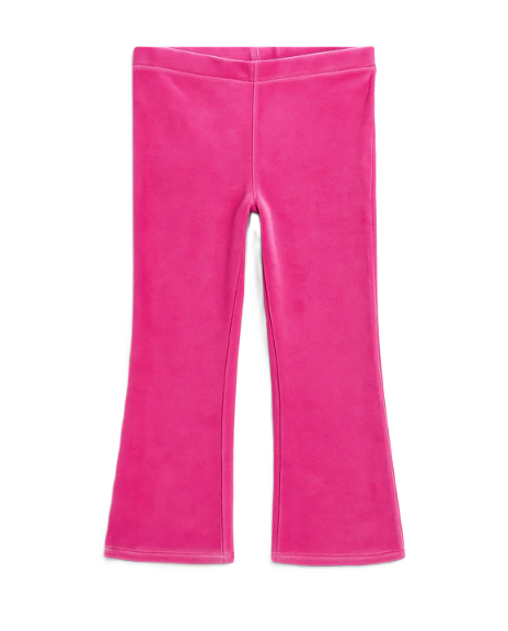 Pink Velour Flares