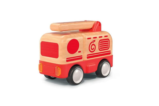 Wooden Friction Fire Truck