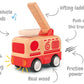 Wooden Friction Fire Truck