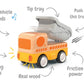 Wooden Friction Dump Truck