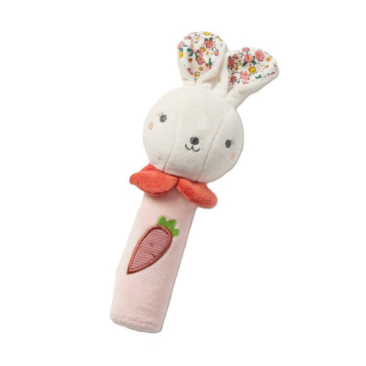 Pink Floral Bunny Squeaker