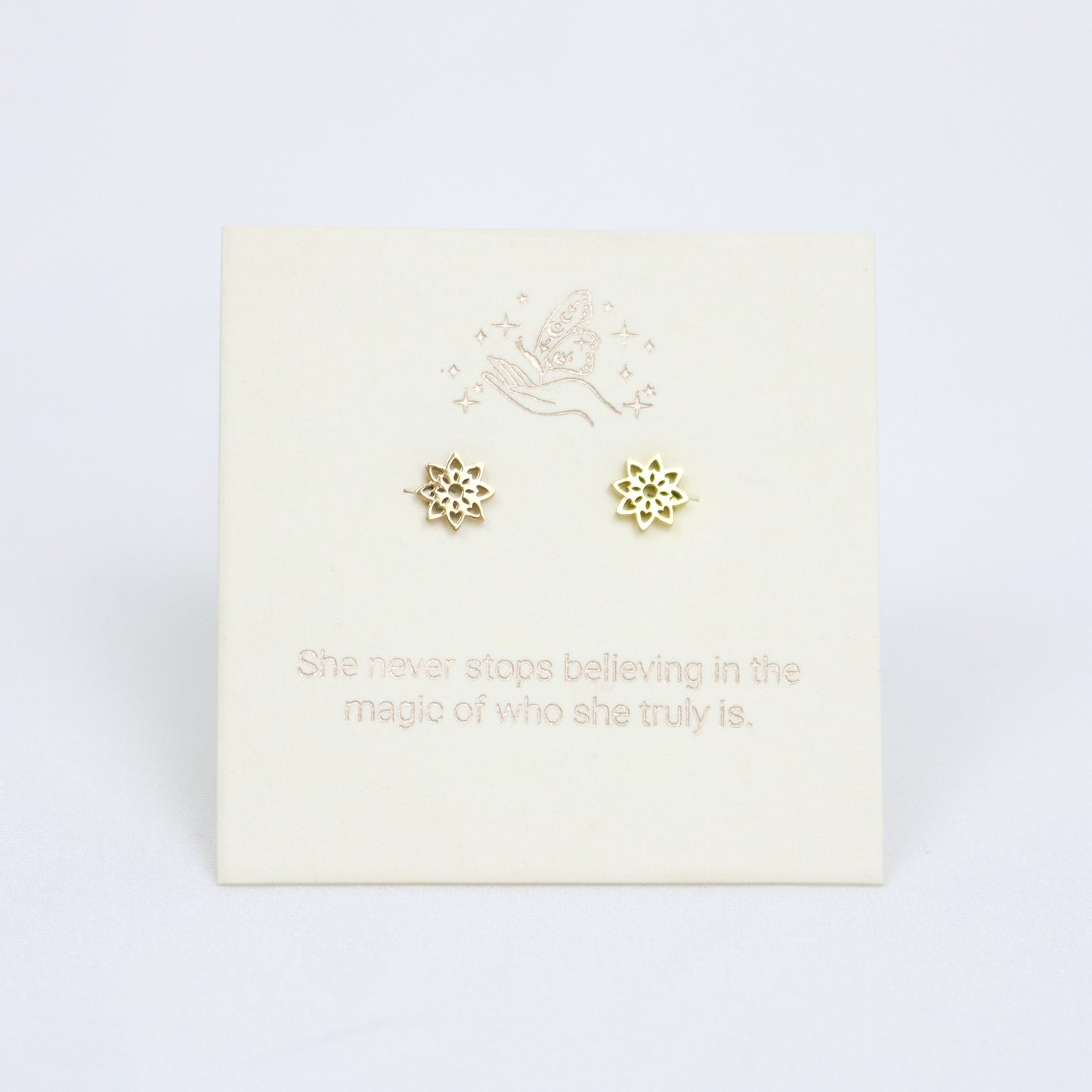 Lunamei Floral Studs