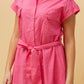 Dakota Pink Shirt Dress