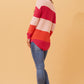 Anne Pink Block Knit