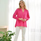 Milani Pleated Pink Blouse