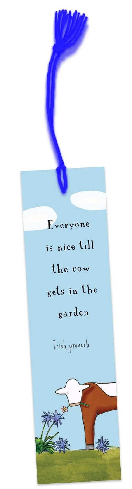 Cow in the Garden Bookmark